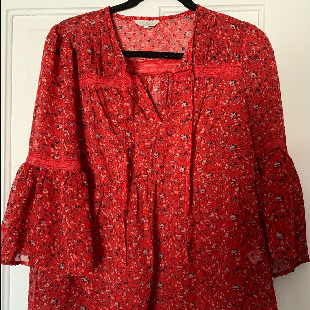 Lucky Brand Flowy Tunic Size M.